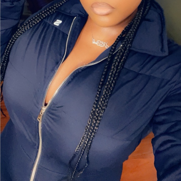 Shane Justin puffer jumpsuit Navy - Picture 7 of 8